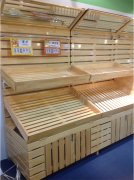 wooden shelf 44