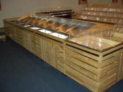 wooden shelf 12