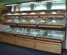 wooden shelf 16