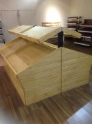 wooden shelf 26