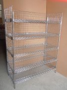 wire chrome display shelf 7