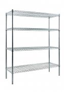 wire chrome display shelf 8