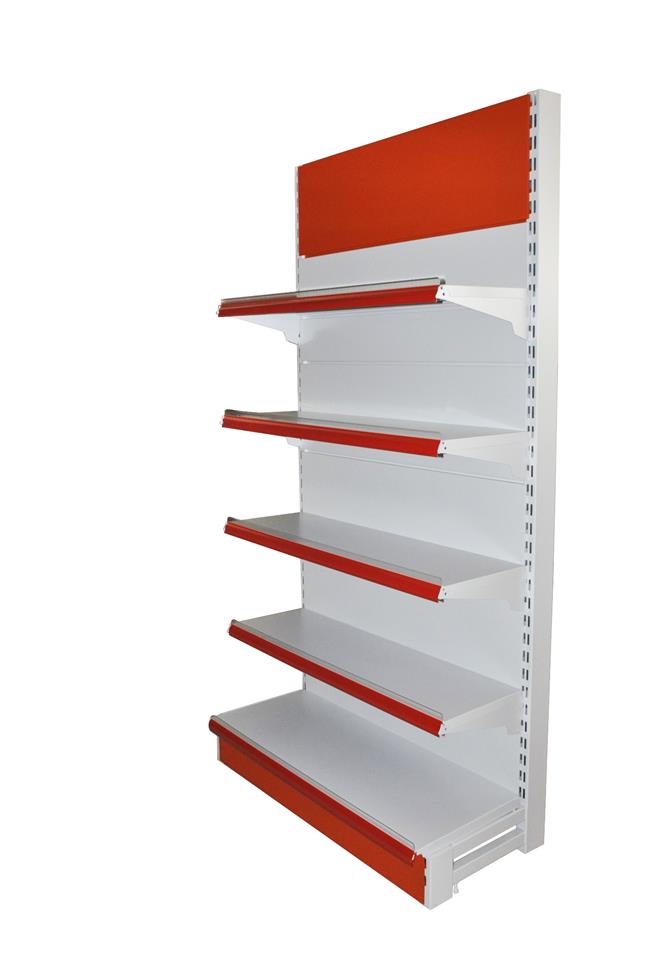 Flat back panel shelf 7
