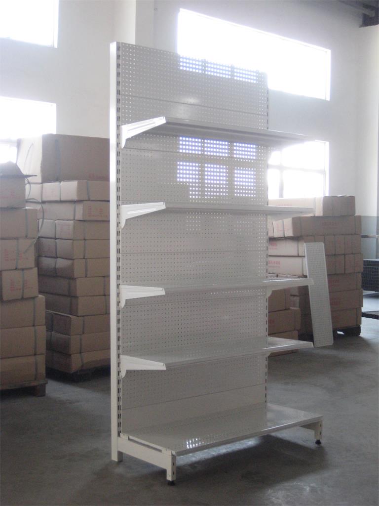 Perforated back panel shelf 1