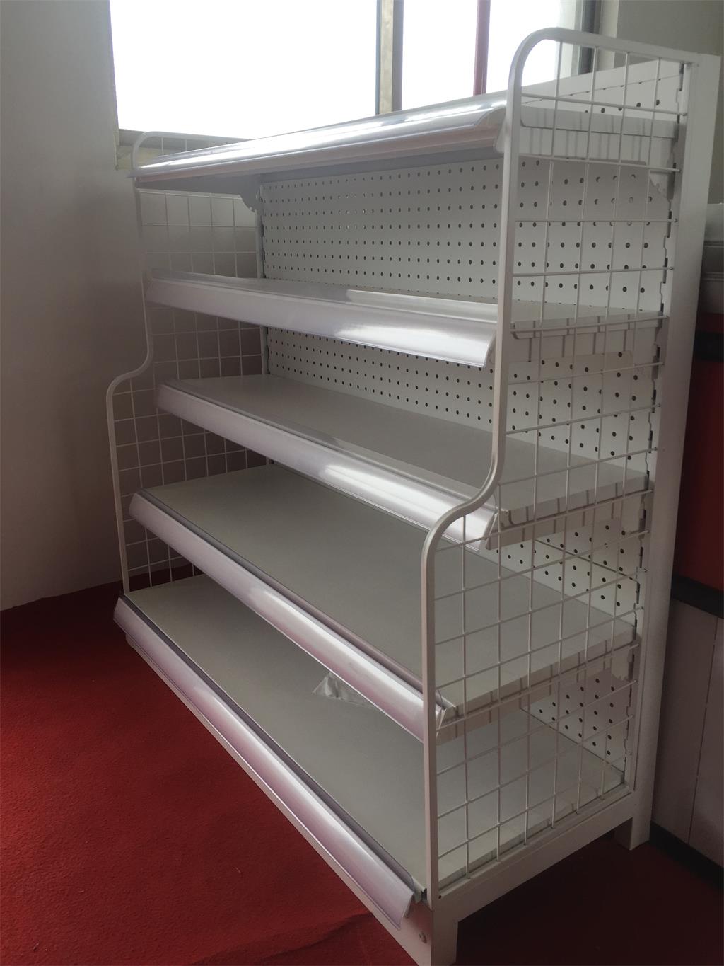 Perforated back panel shelf 6