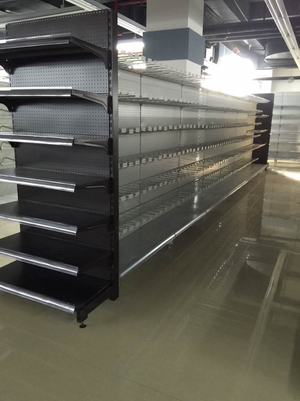 Perforated back panel shelf 7