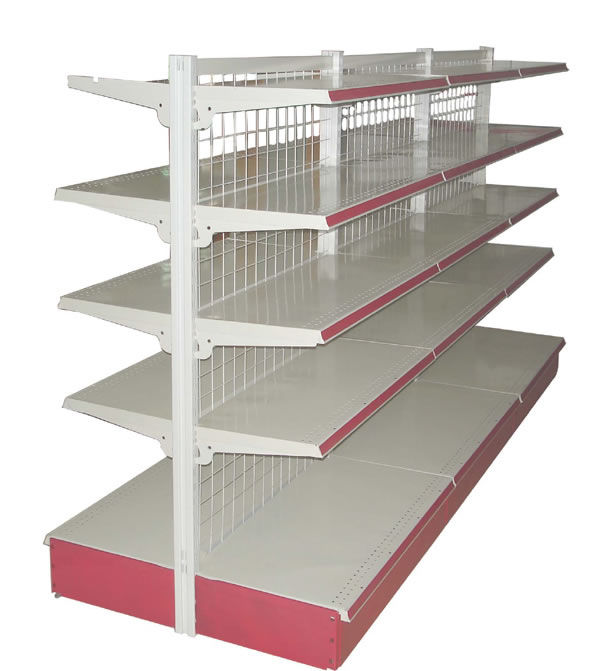 Wire mesh back shelf 2